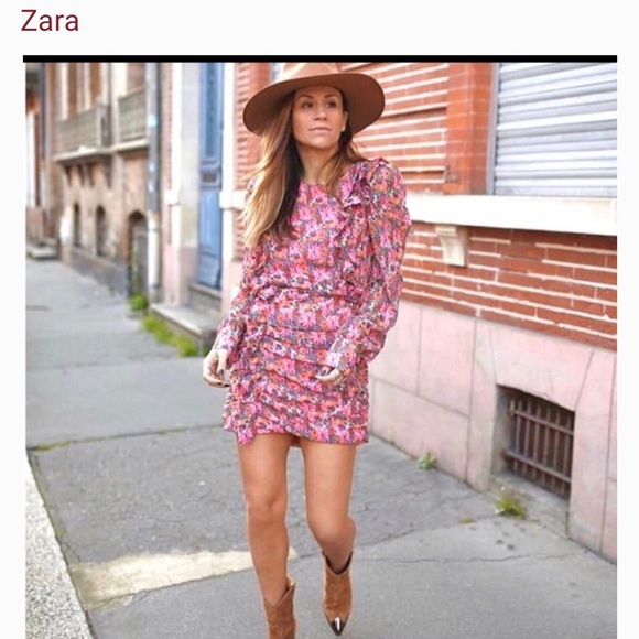 ZARA floral dress - Picture 14 of 16